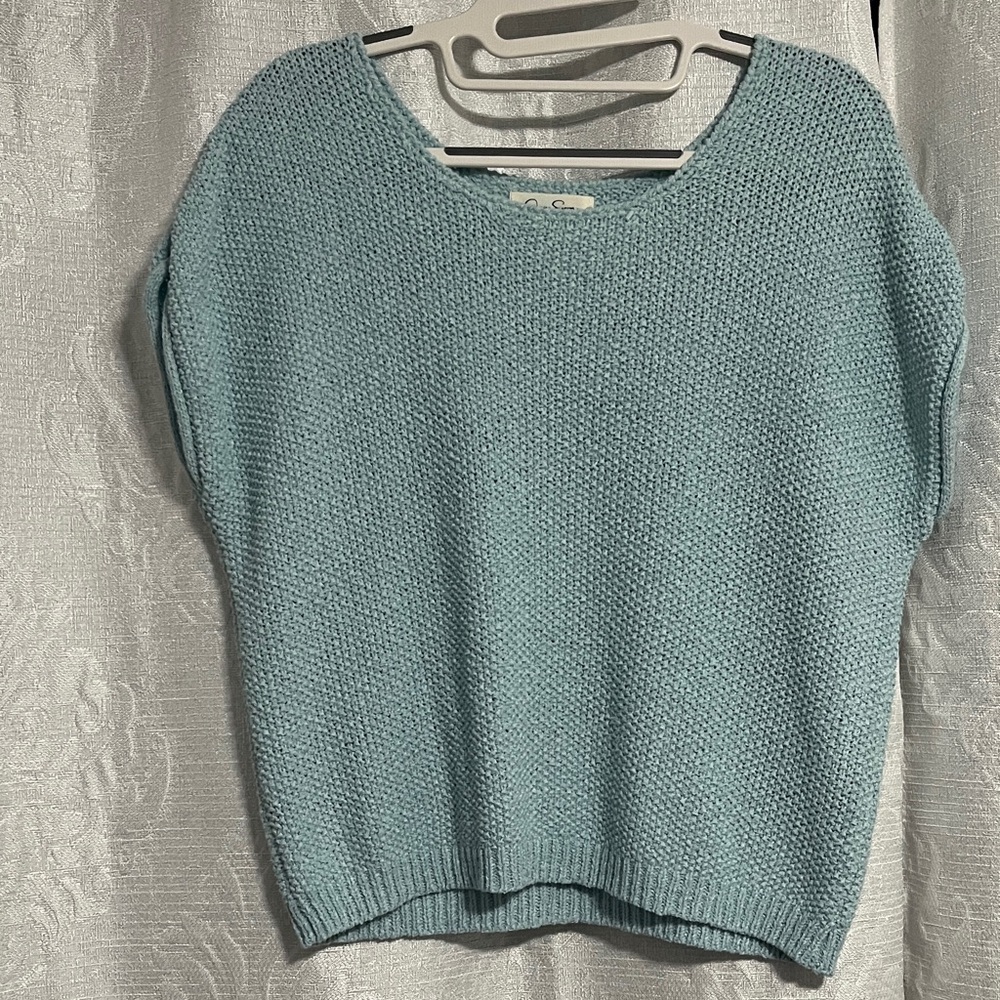Jessica Simpson Sky Blue Crew Neck Sweater